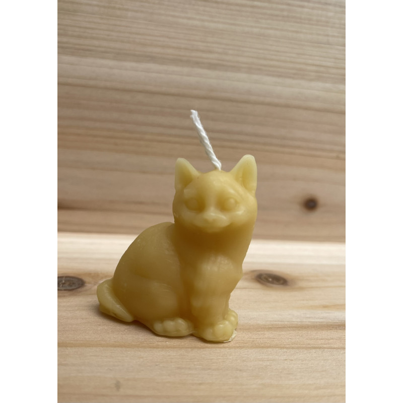 PussyCat Pure Beeswax Candle, Ideal Gift, Home Decor for Animal Lover ~ 27g PussyCat Pure Beeswax Candle, Ideal Gift, Home Decor for Animal Lover ~ 27g
