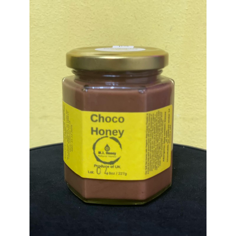 CHOCO Honey - Yorkshire Soft Set Honey infused with Organic Cacao 227g CHOCO Honey - Yorkshire Soft Set Honey infused with Organic Cacao 227g
