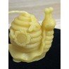 Bees on Snail Beeswax Candle, Ideal Gift for Animal Lovers or Home Decor ~75g