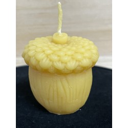 Acorn Pure Beeswax Candle, Ideal Gift, Home Decor ~ 105g