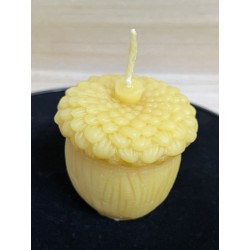 Acorn Pure Beeswax Candle, Ideal Gift, Home Decor ~ 105g
