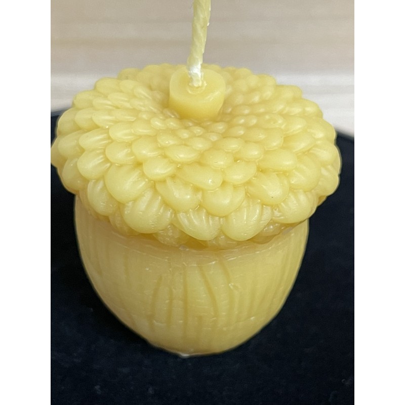 Acorn Pure Beeswax Candle, Ideal Gift, Home Decor ~ 105g Acorn Pure Beeswax Candle, Ideal Gift, Home Decor ~ 105g