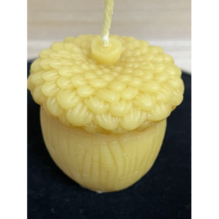 Acorn Pure Beeswax Candle, Ideal Gift, Home Decor ~ 105g