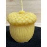 Acorn Pure Beeswax Candle, Ideal Gift, Home Decor ~ 105g