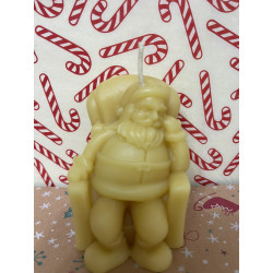 Santa Claus - Christmas Story Pure Beeswax Candle Ideal Christmas Gift ~ 128g