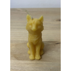 Wolf, Pure Beeswax Candle, Ideal Gift ~ 40g
