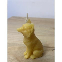Wolf, Pure Beeswax Candle, Ideal Gift ~ 40g