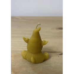 Christmas candle,Puppy with Reindeer Hat, Cute Animal, Pure Beeswax Candle, Ideal Gift ~ 30g