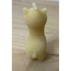 Alpaca, Cute Animal, Pure Beeswax Candle, Ideal Gift ~ 40g