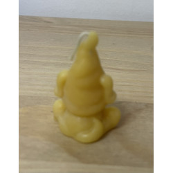 Puppy with Hat, Christmas candle, Cute Animal, Dog, Pure Beeswax Candle, Ideal Gift ~ 23g