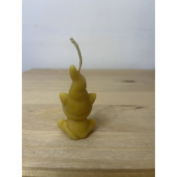 Kitten with Hat, Christmas candle, Cute Animal, Pussycat, Pure Beeswax Candle, Ideal Gift ~ 17g