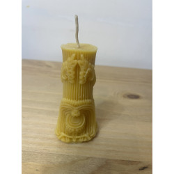 Classic Ancient Roman Art Style, Roman Column, Pure Beeswax Candle, Ideal Gift ~ 100g