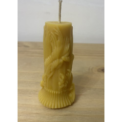 Roman Column, Classic Ancient Roman Art Style, Pure Beeswax Candle, Ideal Gift ~ 85g