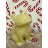 Cute Cat Beeswax Candle, Ideal Gift for Animal Lovers or Home Decor ~87g