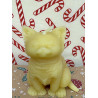 Cute Cat Beeswax Candle, Ideal Gift for Animal Lovers or Home Decor ~87g
