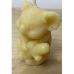 Koala Beeswax Candle, Ideal Gift for Animal Lovers or Home Decor ~120g