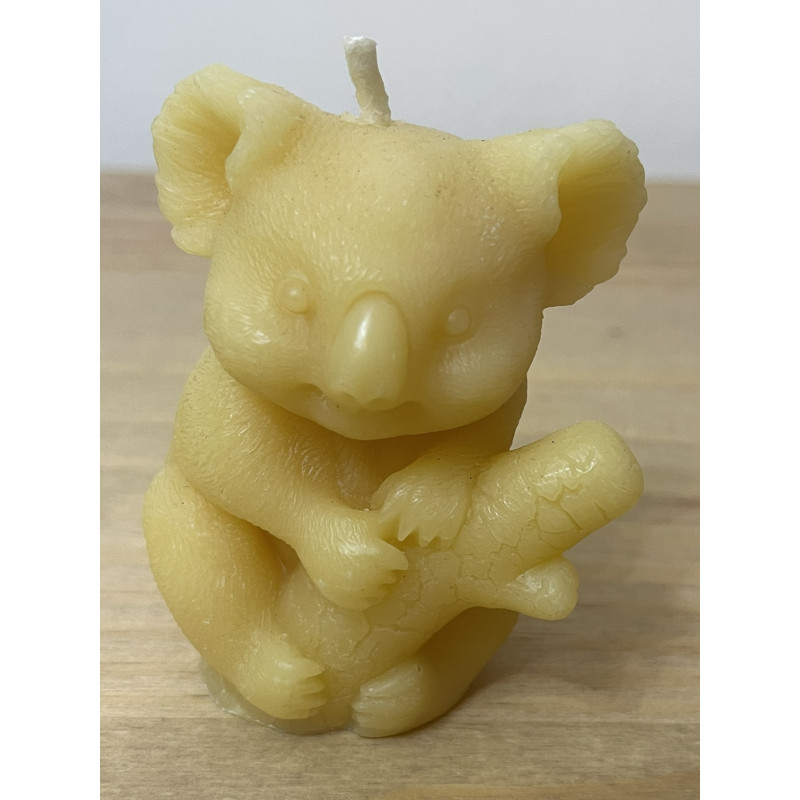 Koala Beeswax Candle, Ideal Gift for Animal Lovers or Home Decor ~120g