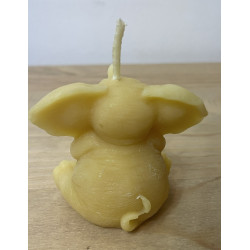 Elephant Beeswax Candle 6.5cm height, Ideal Gift for Animal Lovers or Home Decor ~60g