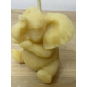 Elephant Beeswax Candle 7.5cm height, Ideal Gift for Animal Lovers or Home Decor ~120g