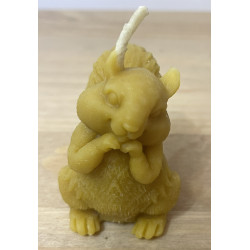 Squirrel Beeswax Candle, Ideal Gift for Animal Lovers or Home Decor ~95g