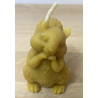 Squirrel Beeswax Candle, Ideal Gift for Animal Lovers or Home Decor ~95g