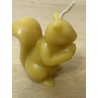 Hungry Squirrel Beeswax Candle, Ideal Gift for Animal Lovers or Home Decor ~54g