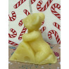 Happy Mouse on Cheese Beeswax Candle, Ideal Gift for Animal Lovers or Home Decor ~44g