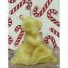 Happy Mouse on Cheese Beeswax Candle, Ideal Gift for Animal Lovers or Home Decor ~44g