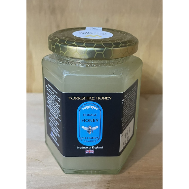 Borage honey naturally crystallized  -  340g