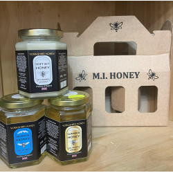 Honey gift set of 3 jars x 340g Mix&Match