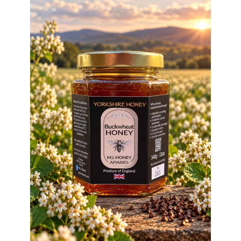 Buckwheat honey 340g, 12oz