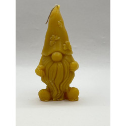 Dwarf, Pure Beeswax Candle, Ideal Christmas Gift, Home Decor ~ 9cm