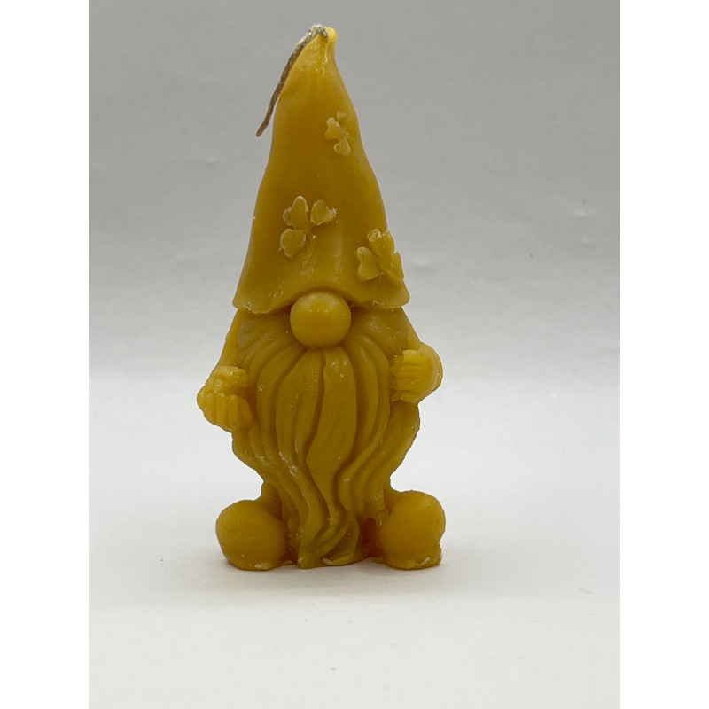 Dwarf, Pure Beeswax Candle, Ideal Christmas Gift, Home Decor ~ 9cm