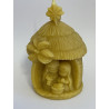 Nativity scene - Baby Jesus Birth, Pure Beeswax Candle, Ideal Christmas Gift, Home Decor ~ 8cm
