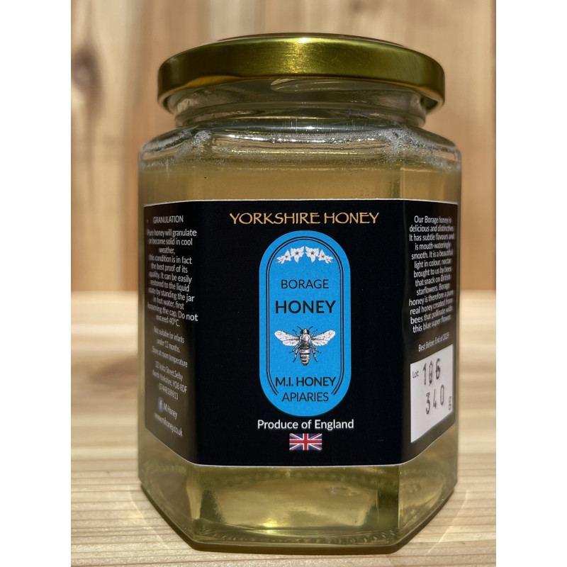 Borage honey  -  125g/340g/450g/454g....