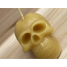 3D Skull Beeswax Candle, Ideal Halloween Gift or Gothic Home Decor ~100g