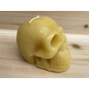 3D Skull Beeswax Candle, Ideal Halloween Gift or Gothic Home Decor ~100g