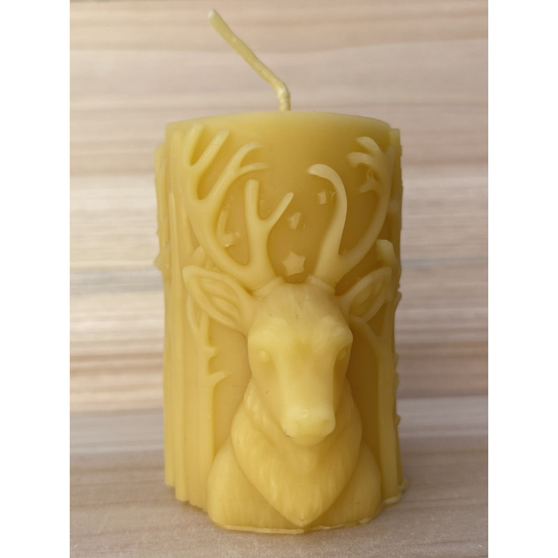 Reindeer in the Forest Christmas Story Beeswax Candle ~170g Reindeer in the Forest Christmas Story Beeswax Candle ~170g